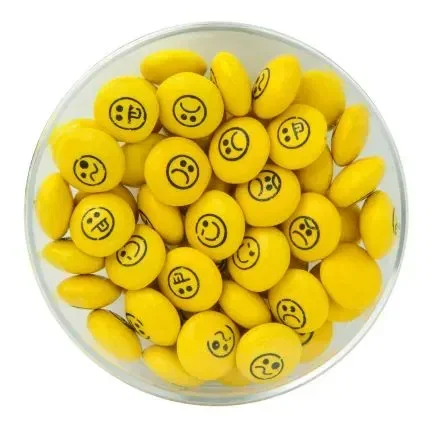 Small Round Acrylic with Chocolate Buttons — view 4