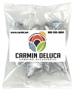 Small Snack Bag with Rectangle Magnet, 4-Flavor Fill, 3.5" x 2", Full-Color Imprint