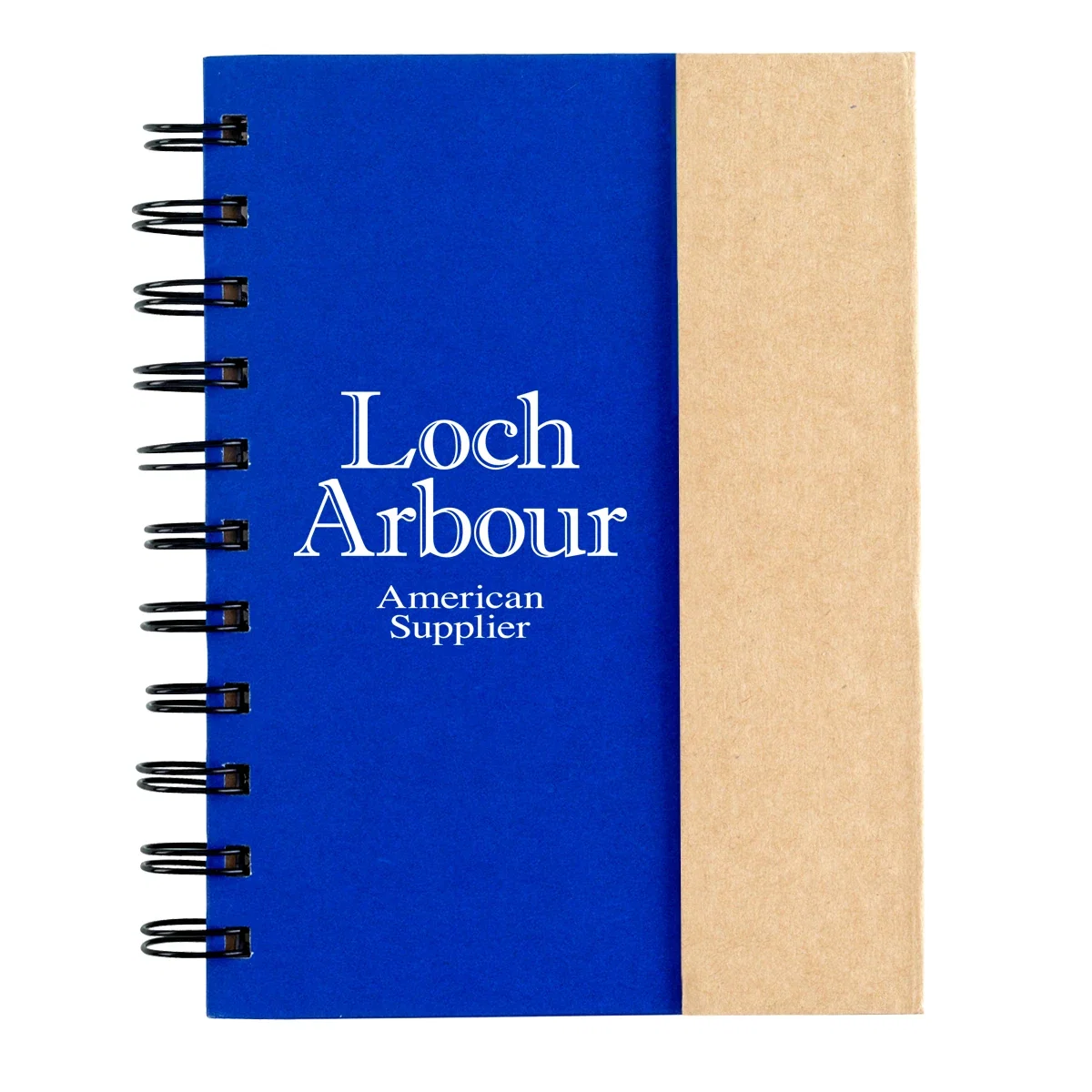 Long edge of the notebook facing the viewer