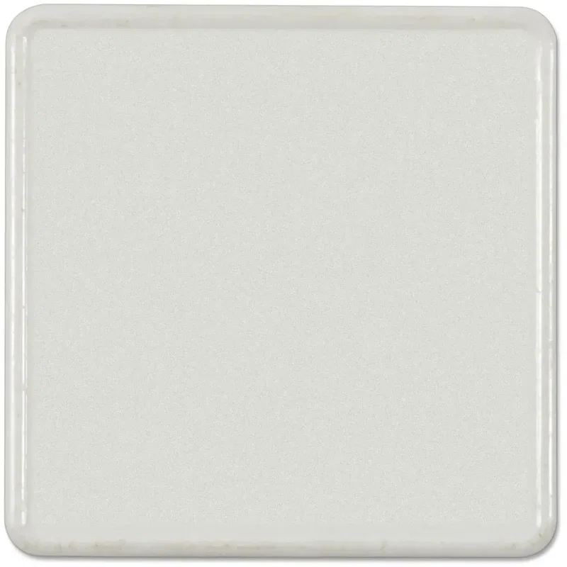 Personalized Small Square Token with Beaded Chain — view 11