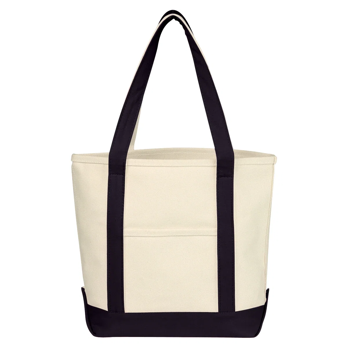Top opening of the sturdy canvas shopper seen above