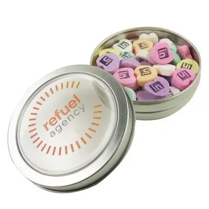Small Top View Tin - Chocolate Buttons — view 3