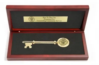 Small Wood Box for Key to the City