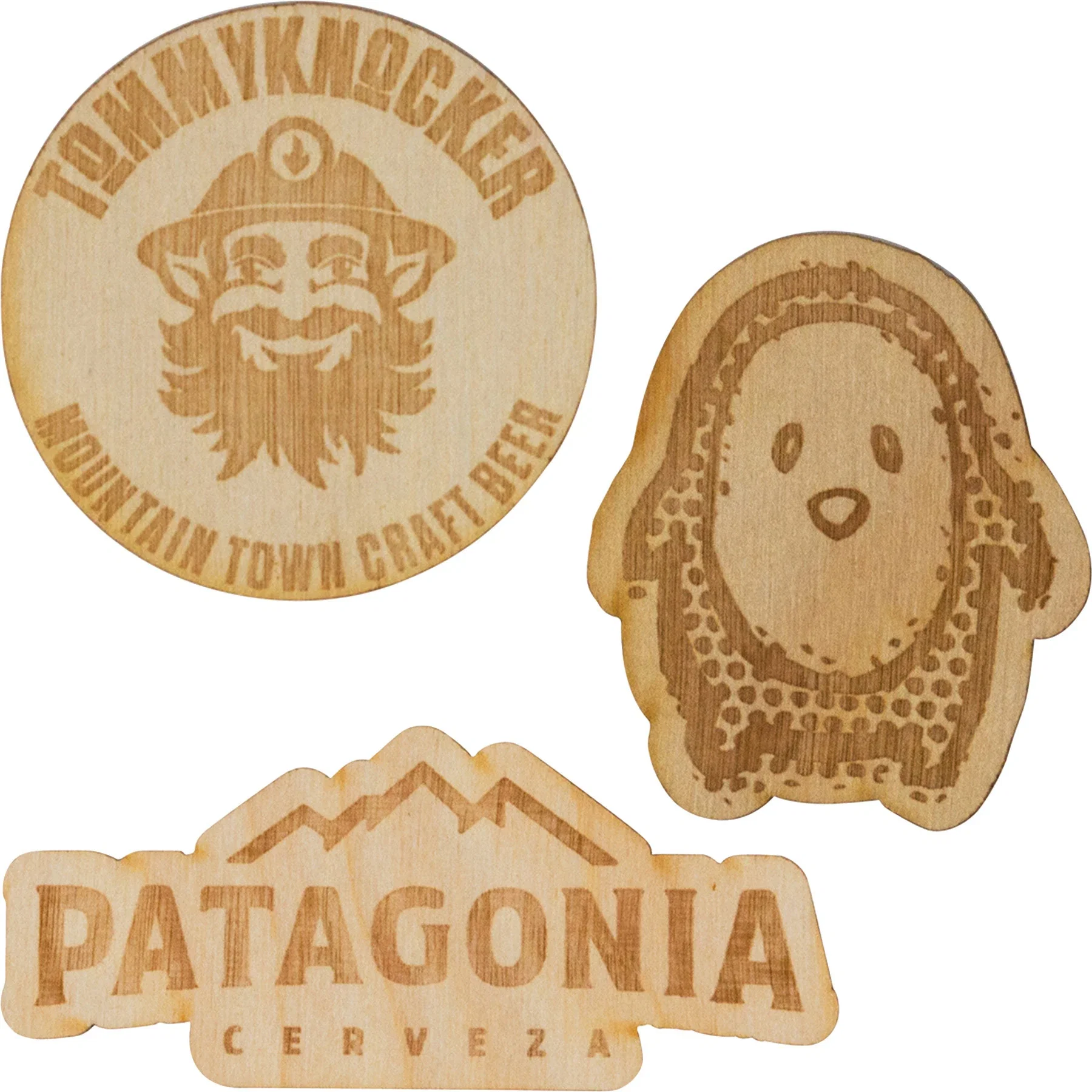 Wood Stickers 2 W X 2 H