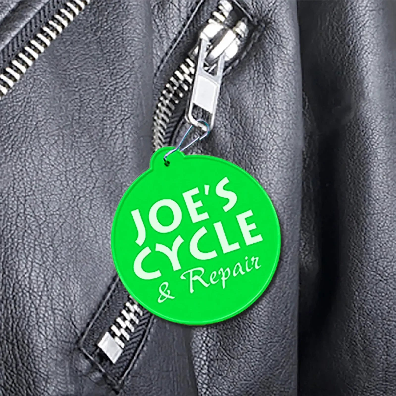 Custom Zip-Around Reflective Safety Keychains