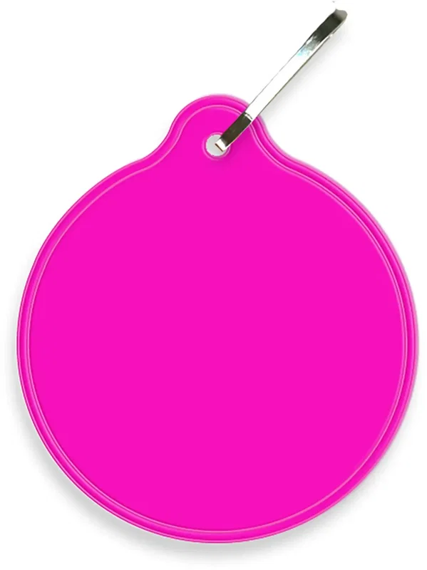 Custom Zip-Around Reflective Safety Keychains (RF343) — view 11