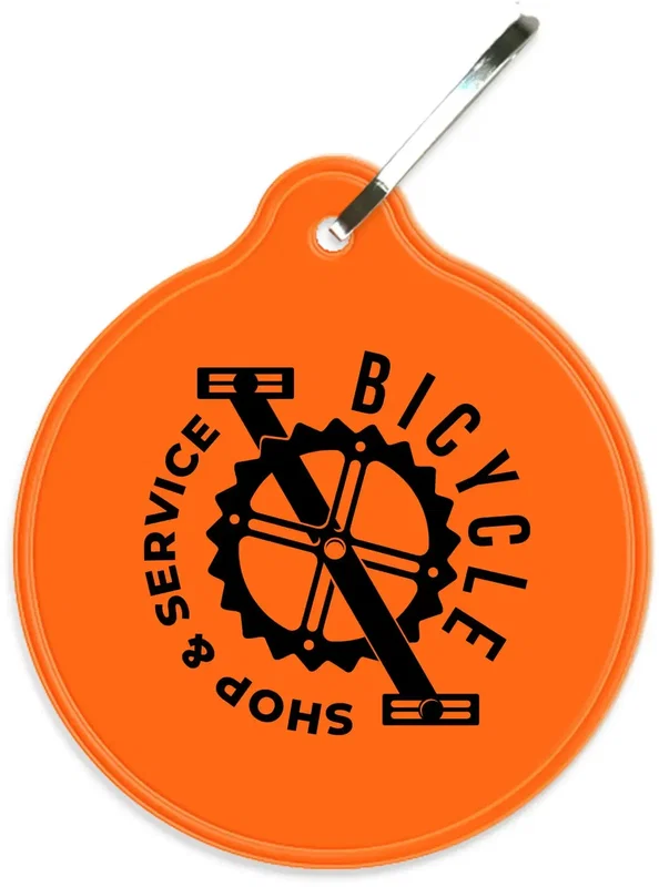Custom Zip-Around Reflective Safety Keychains (RF343) — view 23
