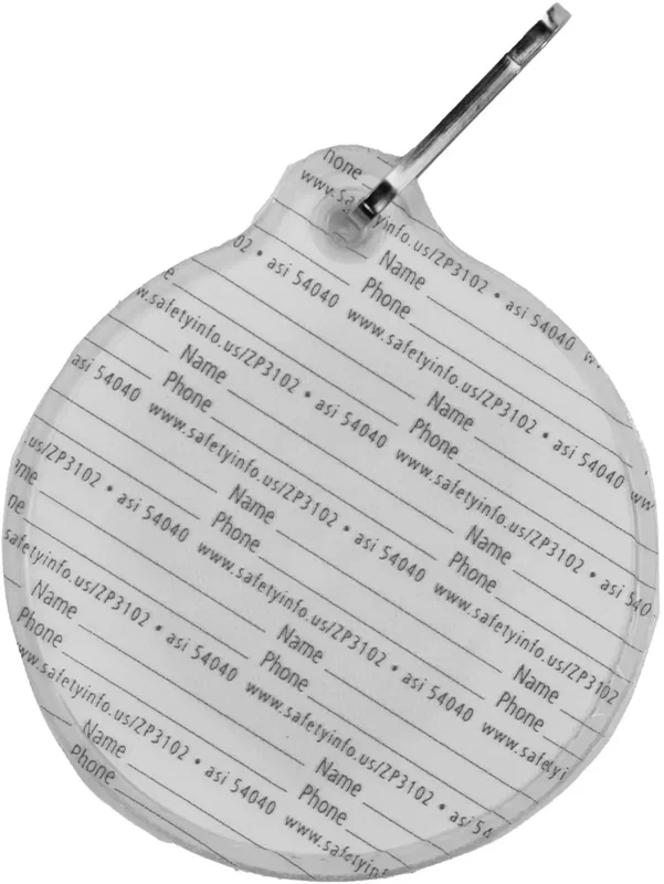 Custom Zip-Around Reflective Safety Keychains (RF343) — view 24