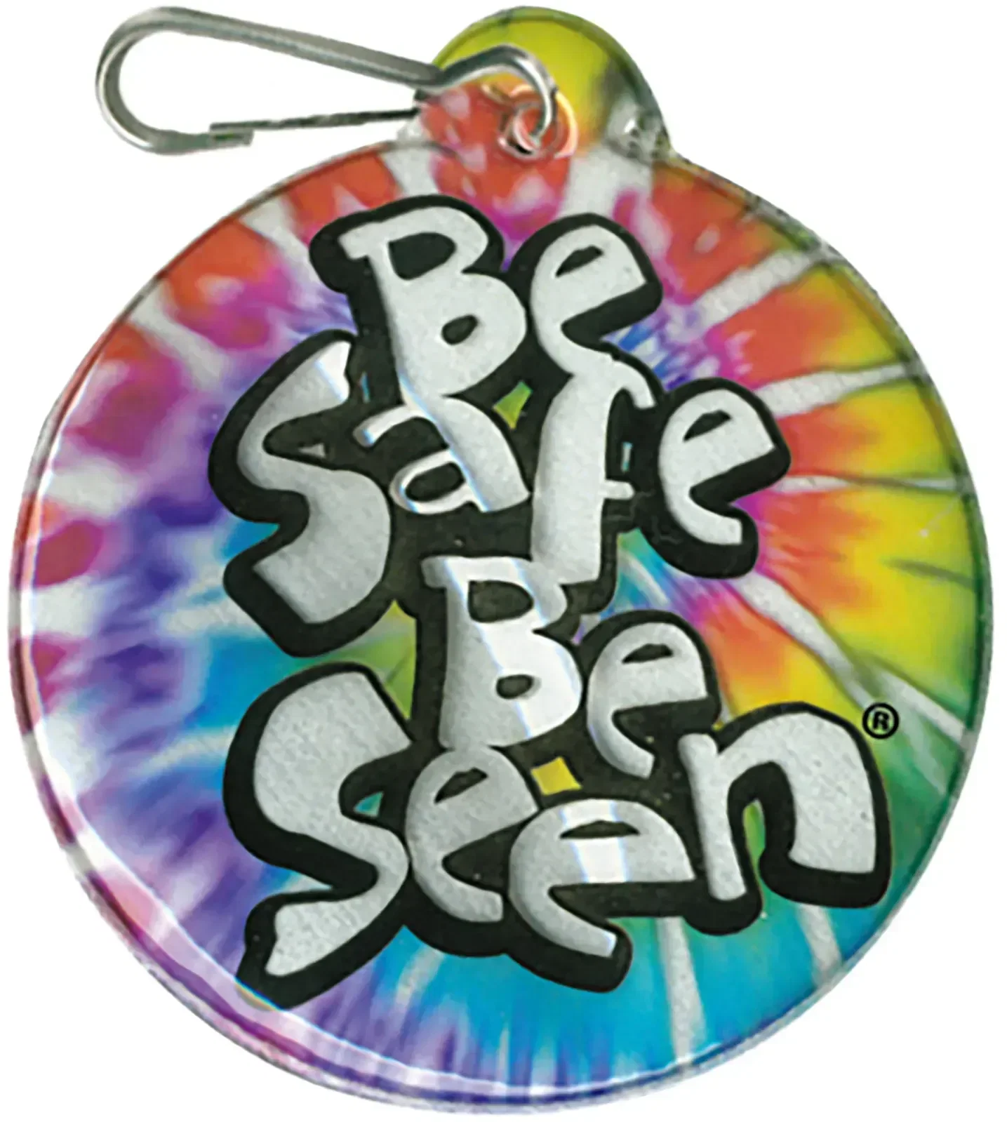 Custom Zip-Around Reflective Safety Keychains — view 4