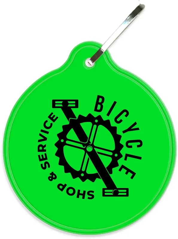 Custom Zip-Around Reflective Safety Keychains (RF343) — view 5