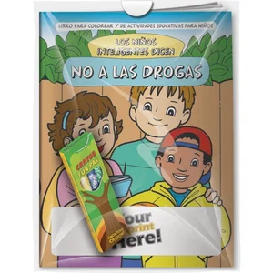 Smart Kids Say NO to Drugs! (Spanish) Coloring Book & Crayons Combo Pack