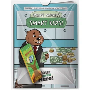 Smart Money! Smart Kids! Coloring Book & Crayons Combo Pack