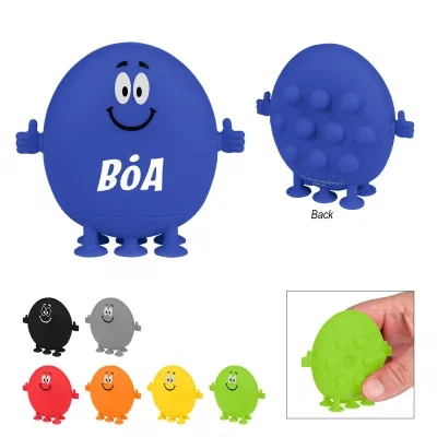 Blue version with the bubbles pressed on one side