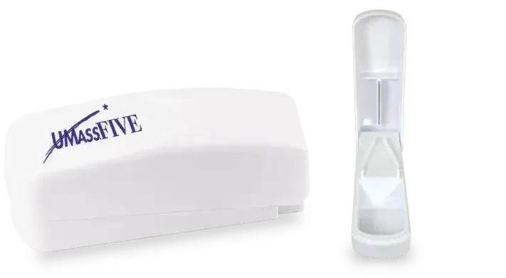 Smooth-Dose Pill Splitter custom-printed with a logo — view 1