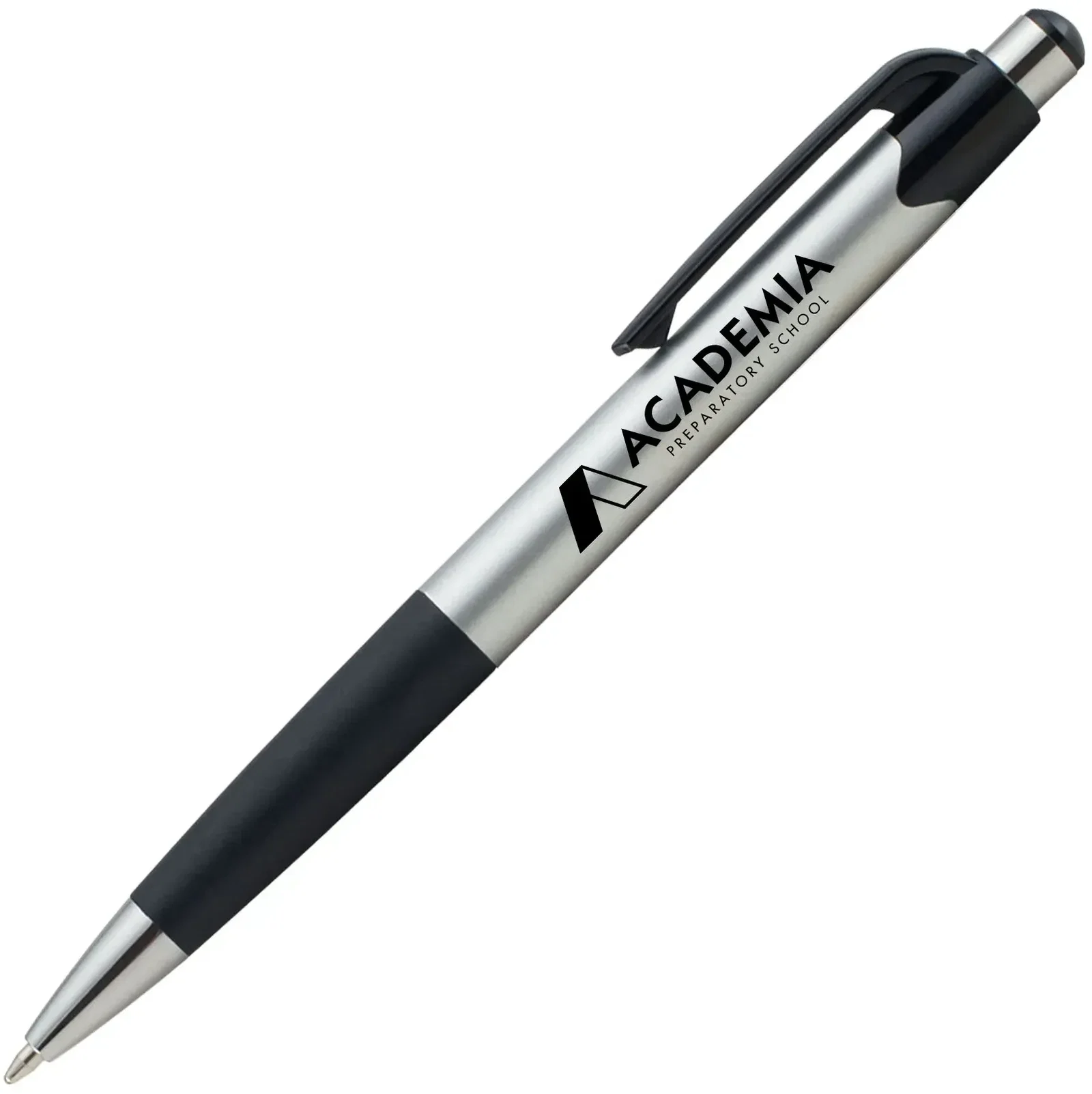 Solid Metallic Click Pen (Black Ink) — view 2