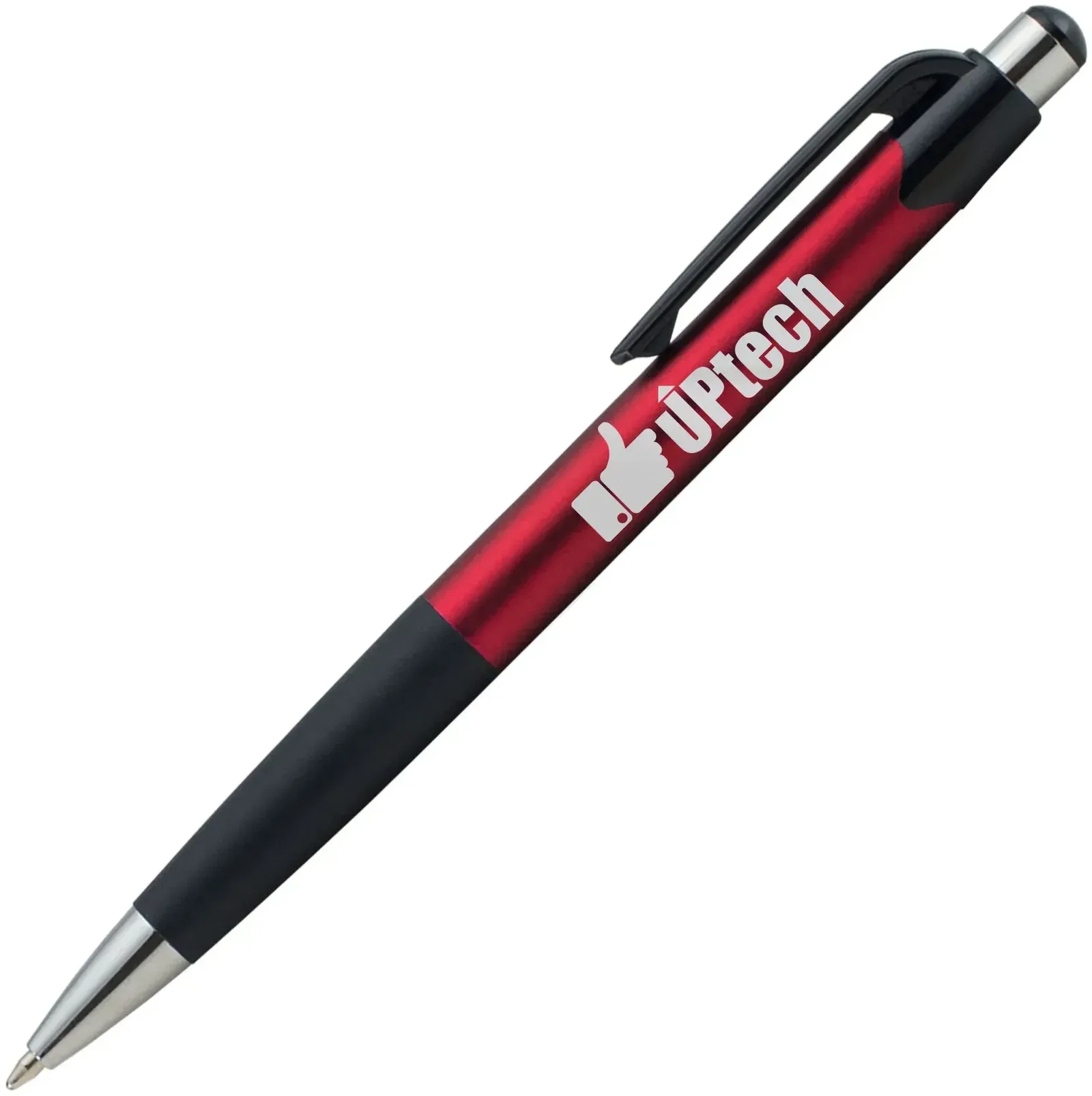 Solid Metallic Click Pen (Black Ink) — view 3