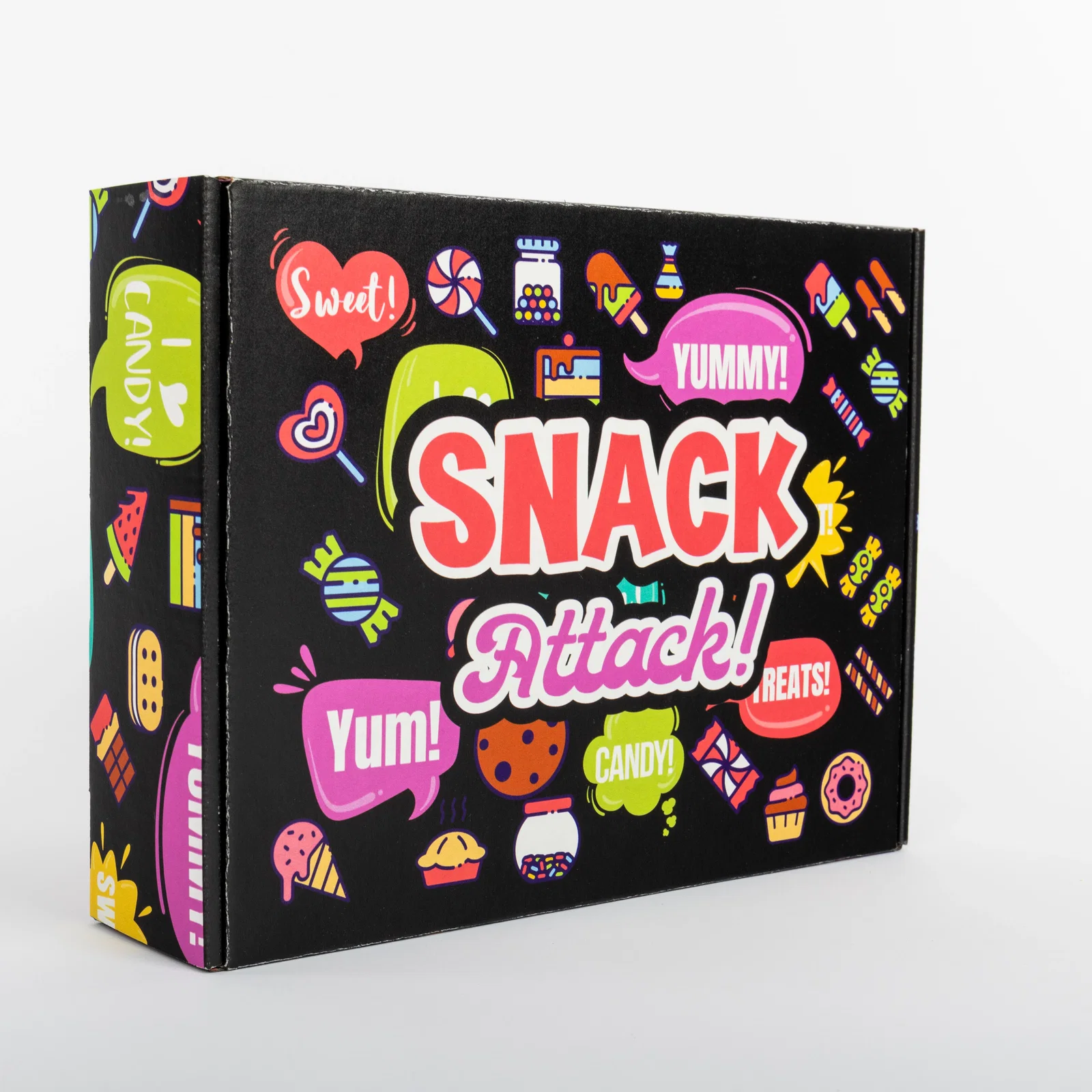 Detail of one sealed snack packet
