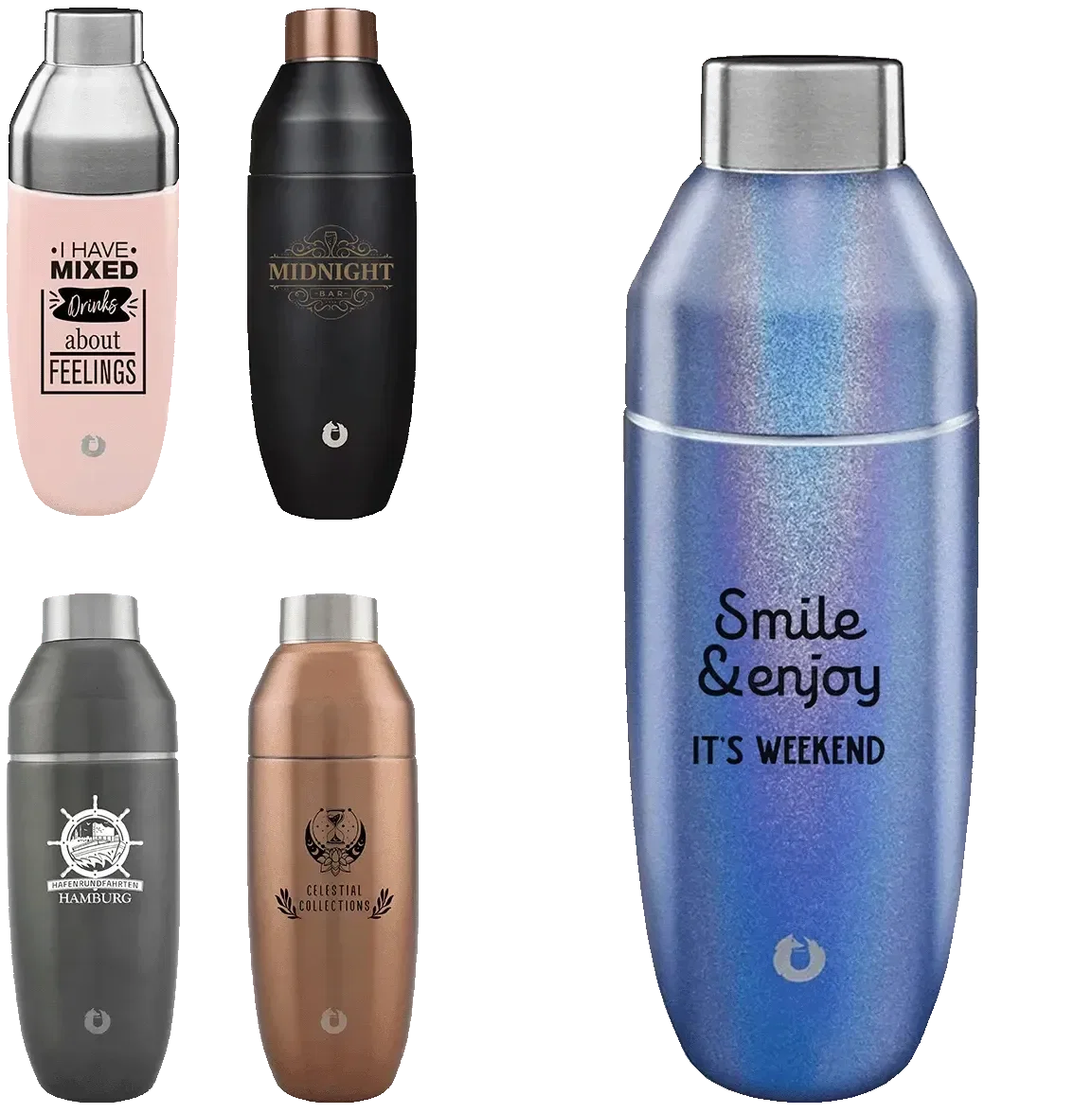 Snowfox® 24oz Insulated Stainless Steel Cocktail Shaker