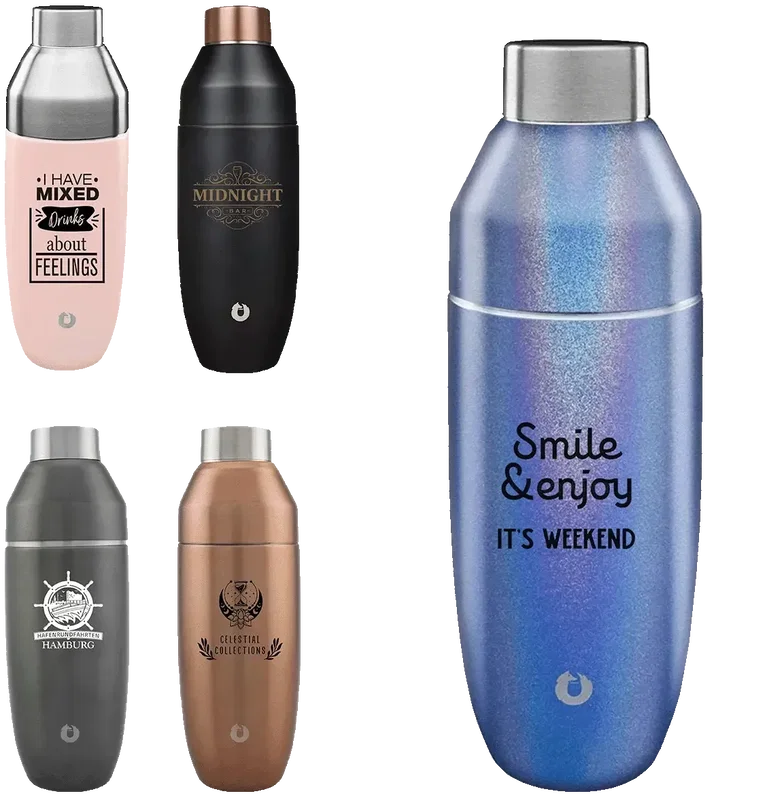 Snowfox® 24oz Insulated Stainless Steel Cocktail Shaker