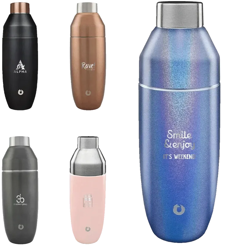 Snowfox® 24oz Insulated Stainless Steel Cocktail Shaker — view 13
