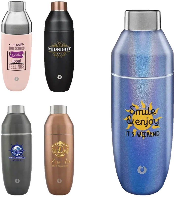 Snowfox® 24oz Insulated Stainless Steel Cocktail Shaker — view 7