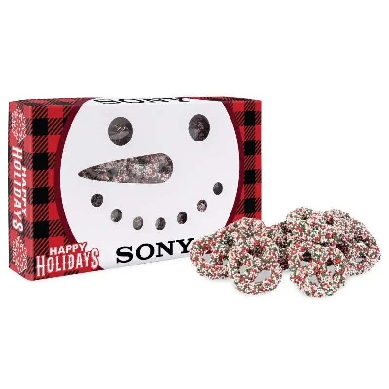 Snowman Die Cut Box with Gummy Snowmen — view 16