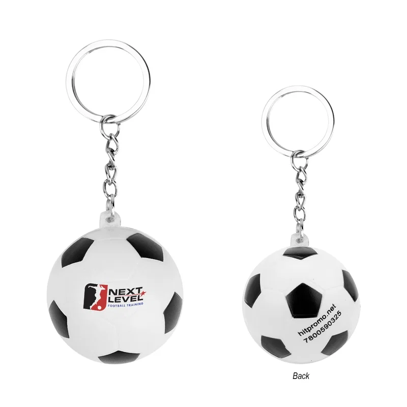 Soccer Ball Stress Reliever Keychain — view 2