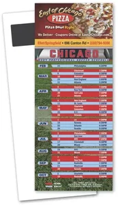 Soccer Schedule Magnetic Stick Up Card