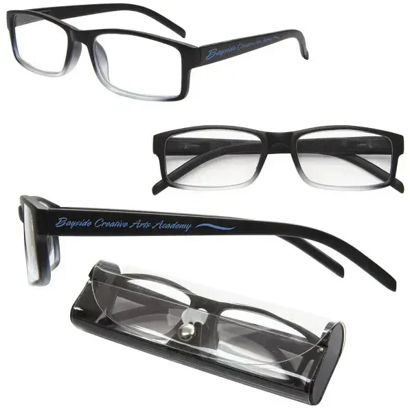 Soft Feel Reading Glasses w/Matching Case — view 4