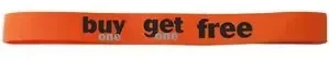 Soft Stretch Silicone Band (7"x5/8") (Imprinted)