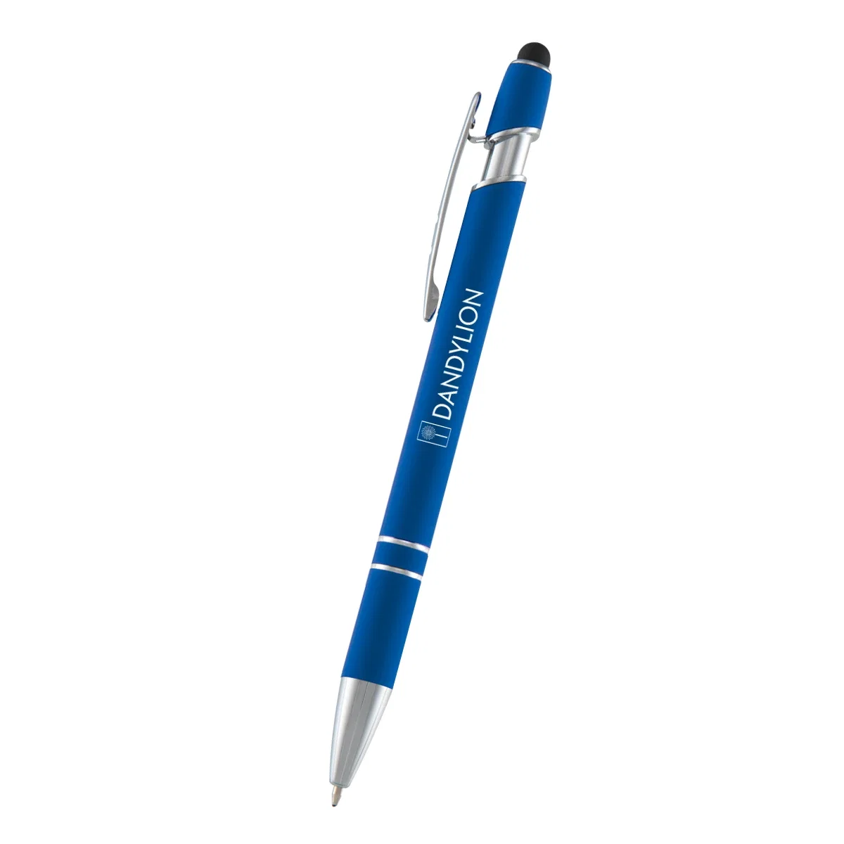 Stylus tip poised over a phone display