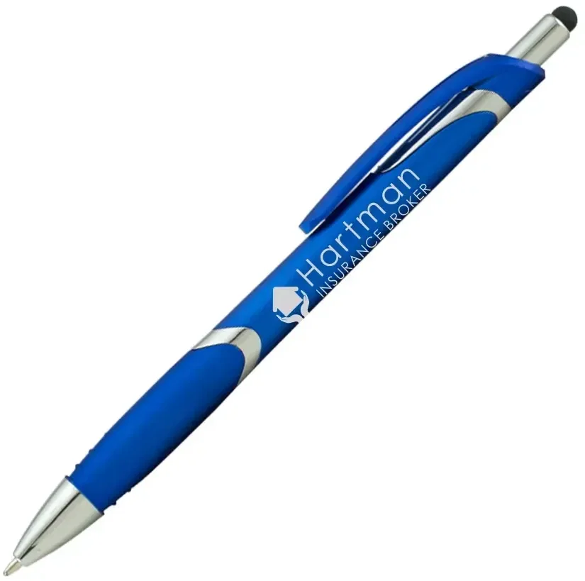 Solana Metallic Pen w/ Stylus Pen (Black Ink) — view 2