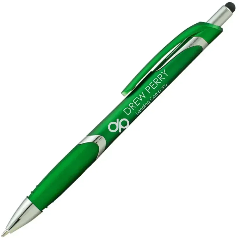 Solana Metallic Pen w/ Stylus Pen (Black Ink) — view 4