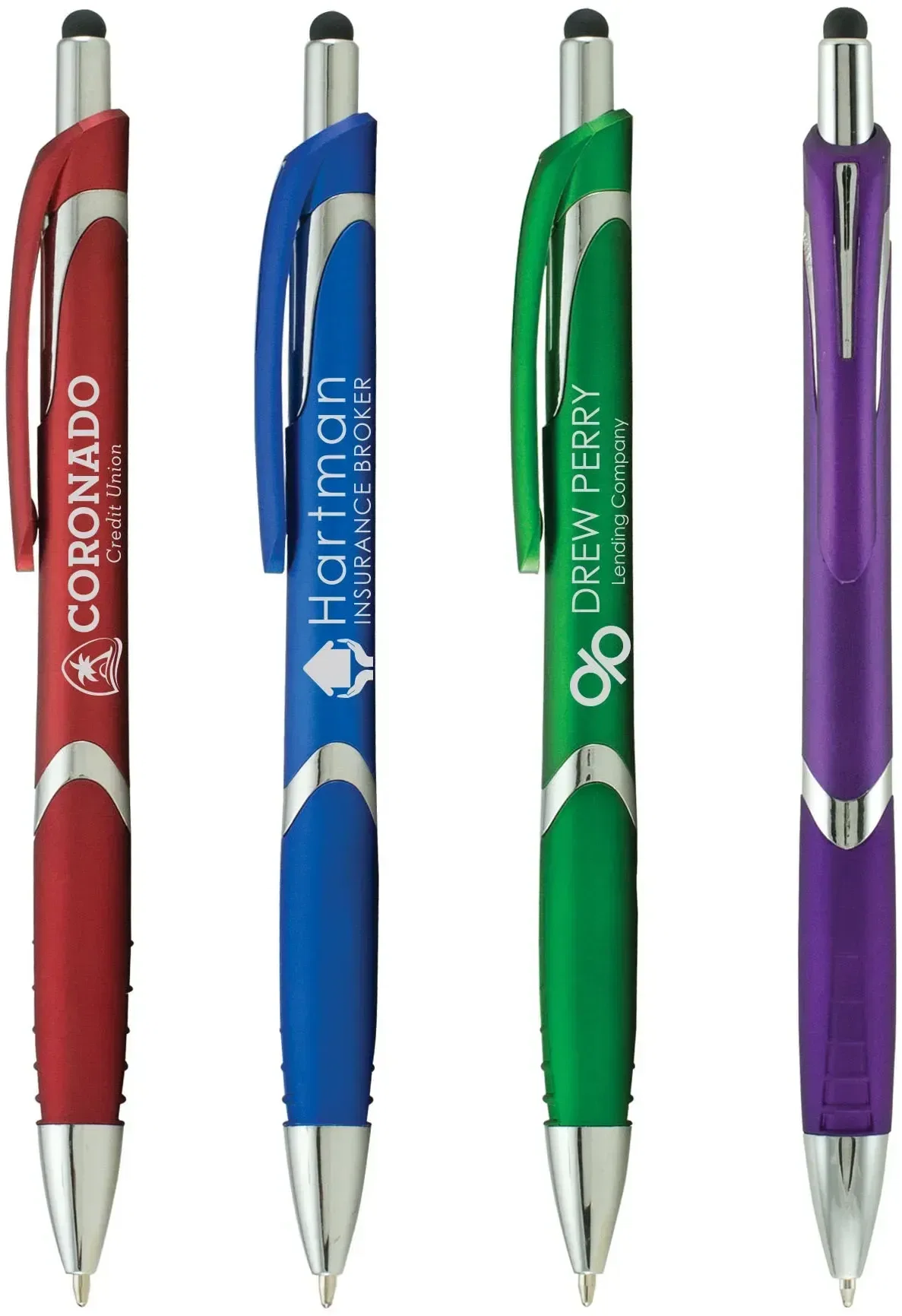 Solana Metallic Pen w/ Stylus Pen (Black Ink) — view 7