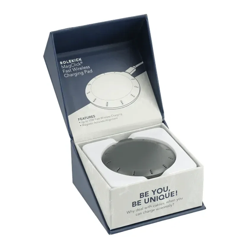 Branded Solekick™ MagClick™ Fast Wireless Charging Pad — view 9