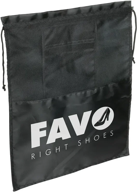 Custom Drawstring Shoe Bag — view 3