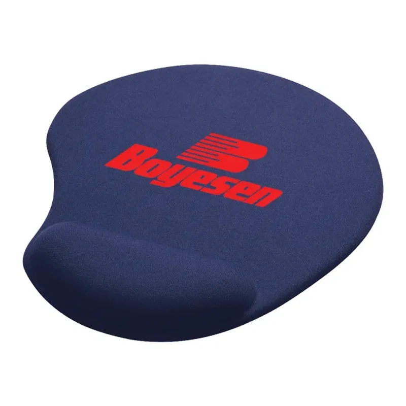 Custom Jersey Gel Mouse Pad with Wrist Rest — view 1