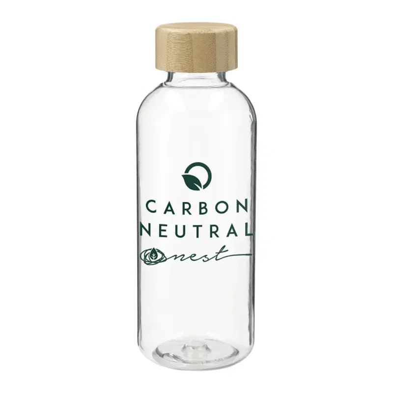 Sona 22oz RPET Reusable Bottle w/ FSC® 100% Bamboo Lid — view 5