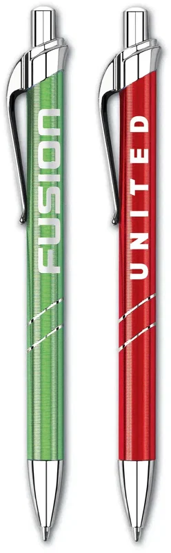 Ribbed Aluminum Sonata™ Customizable Pen — view 1