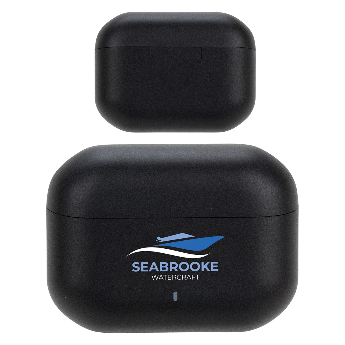 Sonoro wireless earbuds, earbud close-up with dual microphones