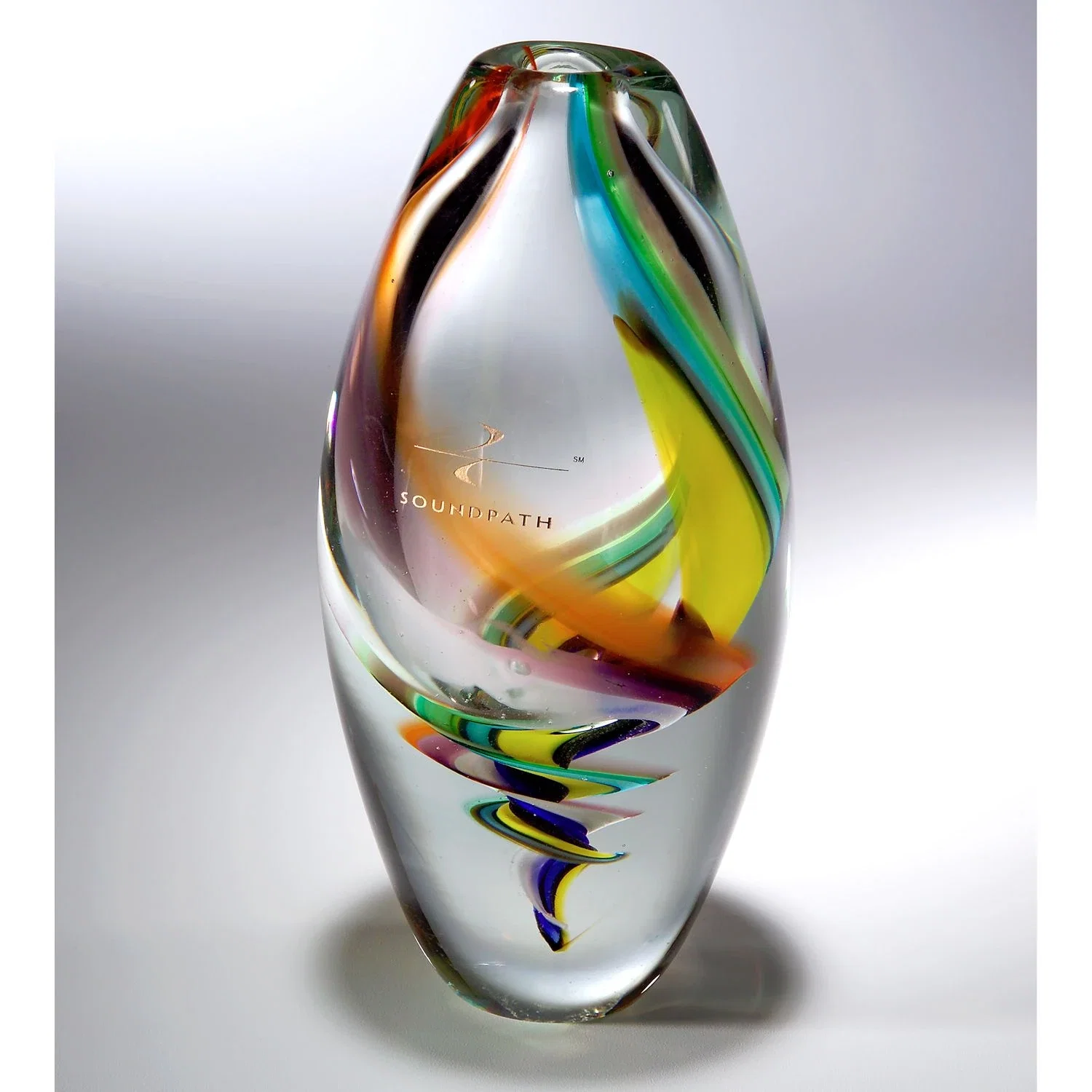 Sophisticant Art Glass Award — Clear — view 2
