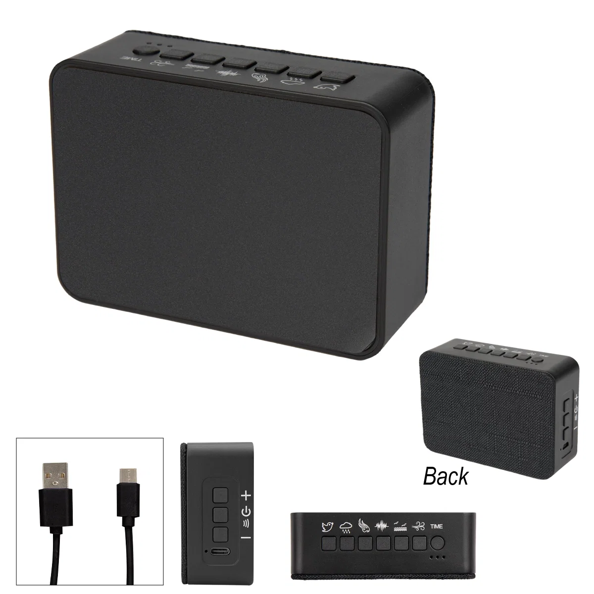 Control side of the compact sleep sound device
