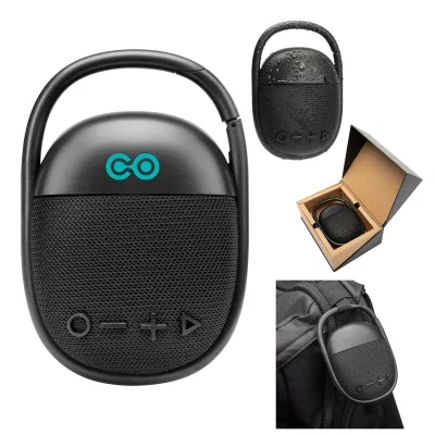 Side profile of the portable Bluetooth unit in a compact body