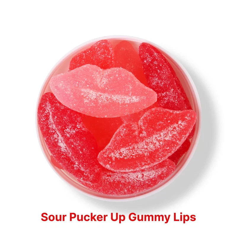 Sour Pucker Up Gummy Lips Packets 1.3 oz — view 3