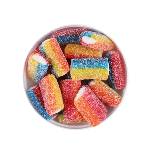 Sour Rainbow Licorice Bites Taster Packet — view 4