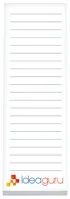 Souvenir® 3" x 9" Scratch Pad with Magnet, 25 Sheet — view 3