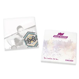 Custom Souvenir® Sticky Note™ 3" x 3" Pad, 25 sheet