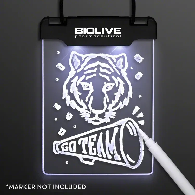 Space Glow Light Badge Necklace — view 5