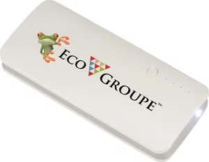 Spare 10000 mAh Power Bank with Flashlight, Charges 3 Devices