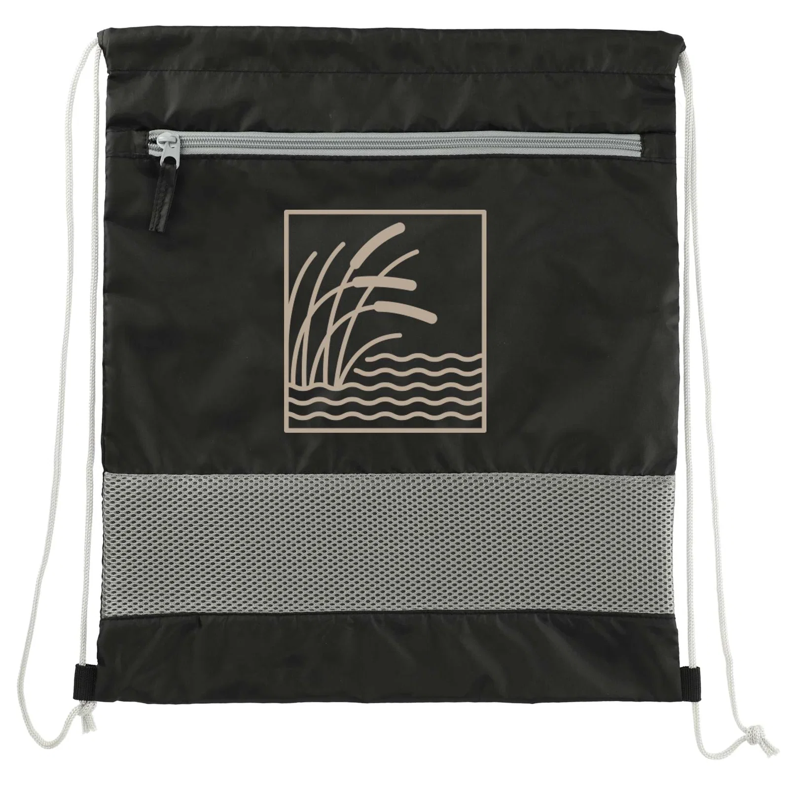 Personalized Sparks Recycled Drawstring Bag — view 18